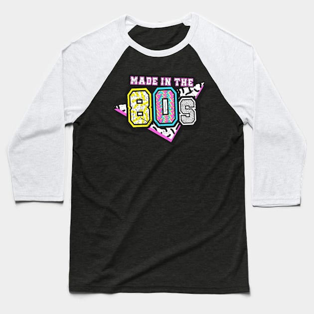 Made In The 80's Baseball T-Shirt by Issho Ni